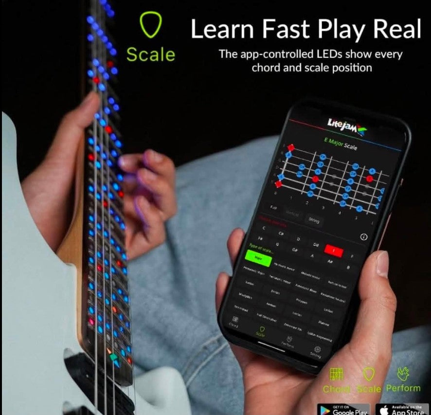 LiteJam app controlled scale mode