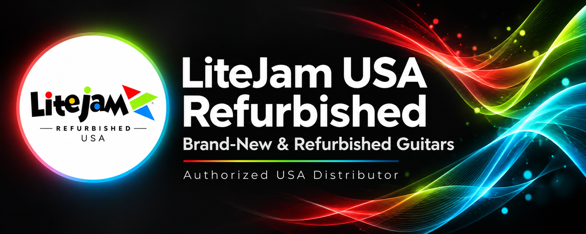 LiteJam USA Refurbished — Brand-New & Refurbished Guitars. Authorized USA Distributor.